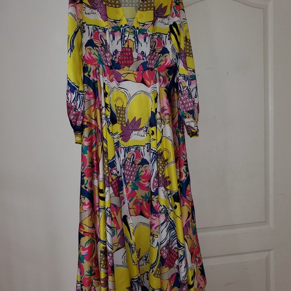 Christian Dior Wayside Draped Maxi Dress - Picture 8 of 8